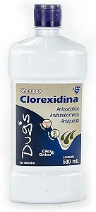 Shampoo Dugs Clorexidina E Condicionador 500ml Cães E Gatos