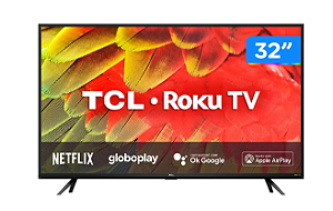 Tv 32P Tcl Led Smart Roku Tv Wifi Hd 32Rs530