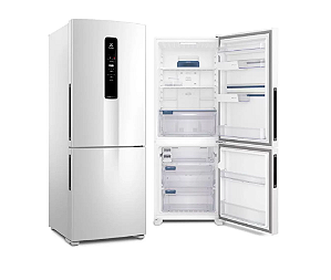 Ref Electrolux 2P 490L Inverter Frost Free Bottom Ib7 Branco