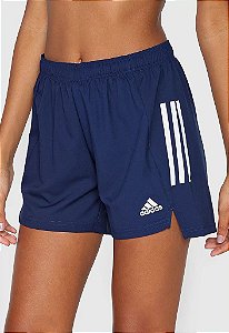 Shorts de malha com listras