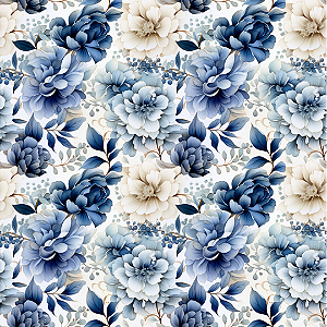 D495 - Devaneio Floral Azul 1