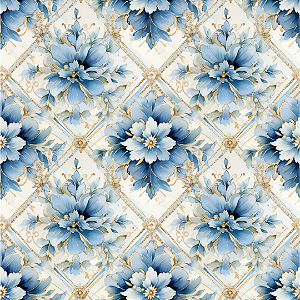D498 - Devaneio Floral Azul 4