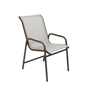 Poltrona Sling em Tela Sling e Alumínio