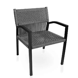 Cadeira Antúrio em Fibra Sintética e Alumínio
