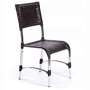 Cadeira Baru em Fibra Sintética e Alumínio