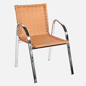 Cadeira de Varanda em Fibra Sintética e Alumínio
