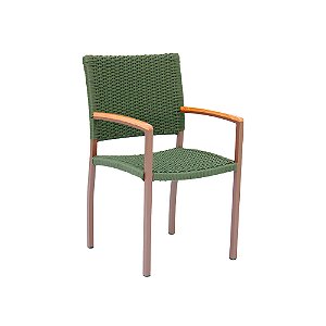 Poltrona Acelga em Corda Náutica e Alumínio