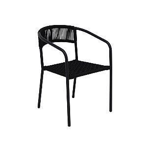 Poltrona Lavanda em Corda Náutica e Alumínio