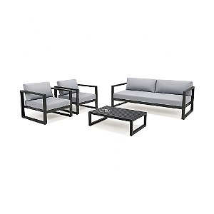 Conjunto de Sofá Bogarim com Mesa com Champanheira