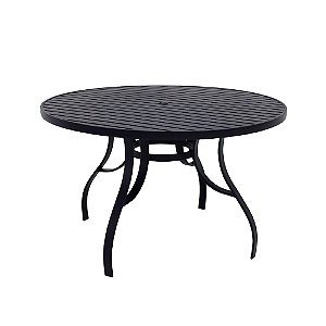 Mesa Ripada em Alumínio 1,40m de Diâmetro