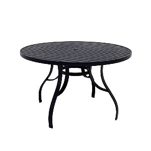 Mesa Ripada em Alumínio 1,30m de Diâmetro