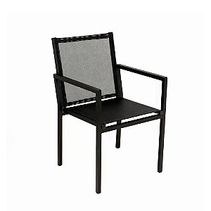 Poltrona Perpétua em Tela Sling e Alumínio Sem Madeira