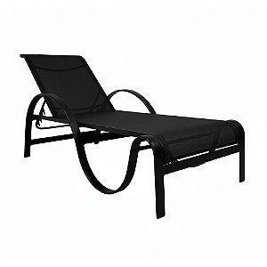 Espreguiçadeira Lótus Ondulada em Tela Sling