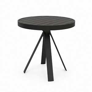 Mesa Lateral Lótus Com Tampo Ripado