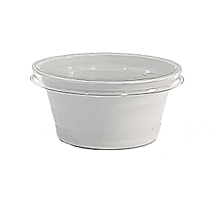 100 unid Mini Pote Molheira 30ml com Tampa Para Molhos Catchup Shoyu Mostarda Maionese Geleias Praticpack