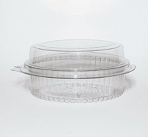 150 Unid Embalagem Pote Doce Redondo Tampa Articulada Packform® PF 640