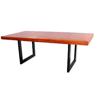 Mesa 140x80 Pés Metalon Madeira