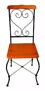 16 cadeira coração + 3 banquetas bistro + frete INCLUSO