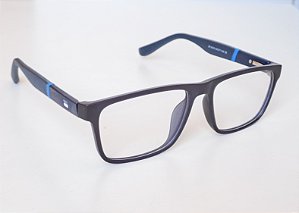Óculos masculino quadrado preto