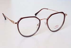 Óculos feminino redondo dourado - Dulcet