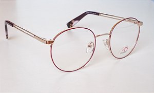 Óculos feminino redondo vermelho - Dulcet
