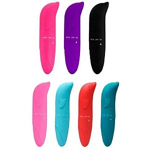 Massageador Corporal Vibrador Feminino Golfinho Aveludado Ponto G
