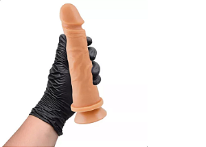 Prótese Pura Luxúria Realístico com Ventosa 18 cm Sexy Fantasy