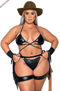 Fantasia Erótica Boiadeira Sexy Plus Size