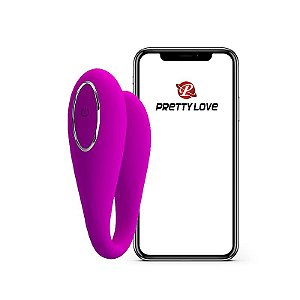 Vibrador De Casal Pretty Love August Bluetooth Sem Fio Por Aplicativo