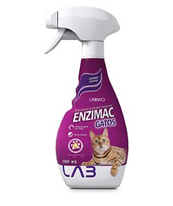 Eliminador de Odores e Manchas Labgard Enzimac Spray para Gatos
