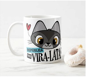 Caneca Republica dos Viralatas + Luciano Martins - Sob encomenda