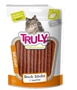 Petisco para gato Truly delight palitos de pato 50g