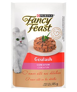 Alimento úmido Fancy Feast Goulash para Gatos Sabor Atum 85g