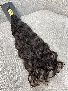 Cabelo Brasileiro do Sul Ondulado Castanho Claro 50cm 76g (PROMOÇÃO)