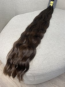 Cabelo Brasileiro do Sul Ondulado Loiro Natural 75cm 146g (OFERTA)