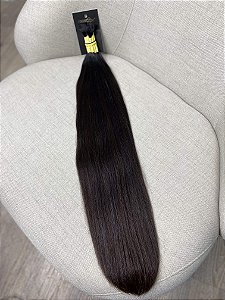 Cabelo Brasileiro Liso Castanho Claro 70cm