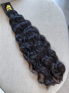Cabelo Brasileiro Regional Ondulado Castanho Escuro