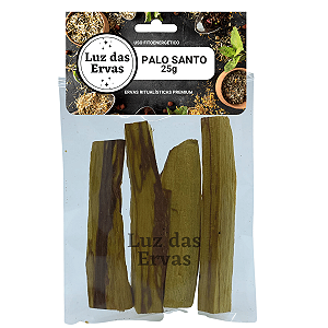 Palo Santo In Natura 25g (kit com 5 unidades)