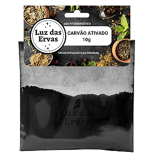 Carvão Ativado 10g (kit com 5 unidades)