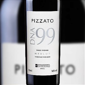Vinho Tinto Brasileiro Reserva Pizzato DNA99 Single Vineyard Merlot 2022