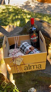 Presente Dia dos Namorados Picnic Fogo que Arde com Colar em Banho de Ouro