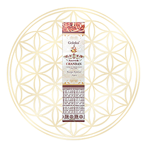 Incenso Goloka Vareta Linha Ayurvedic - Chandan