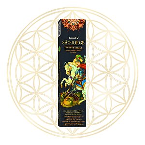 Incenso Goloka Vareta Linha Black - São Jorge