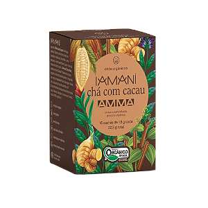 Chá Orgânico Iamani com Cacau Amma 15 sachês
