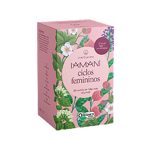 Chá Orgânico Funcional Iamani Ciclos Femininos (TPM + Menstruação)  20 sachês