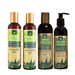 Kit Fortalecedor com 4 Produtos Livealoe