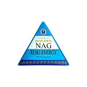 Incenso Golden Nag Cone Cascata Reiki Energy