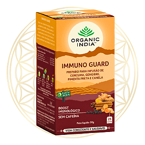 Chá Organic India Immuno Guard 25 Saches