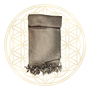 Pashmina | Echarpe | Cashmere Indiana Lisa 100% Viscose - Musgo