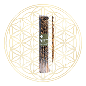 Incenso Sagrada Madre Linha Artesano Palo Santo e Alecrim 20 varetas
